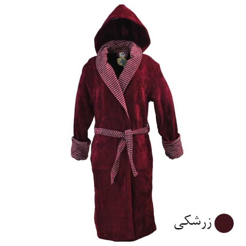 حوله پالتویی بزرگسال پودیران چاپی طرح کلاسیک سایز  S  105